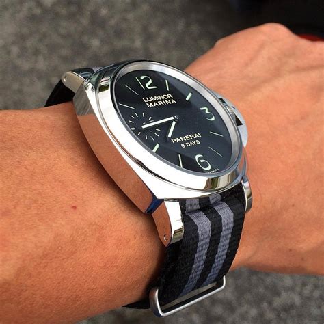 how to install nato strap on panerai|panerai straps original.